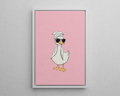 Framed Canvas - Sassy Duck Retreat