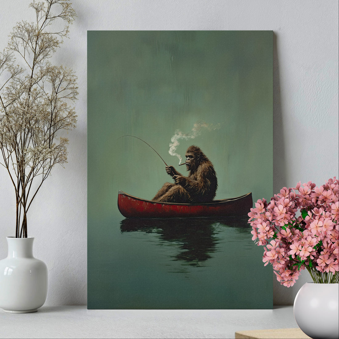 .75&quot; Matte Canvas - Bigfoot Canoe Adventure