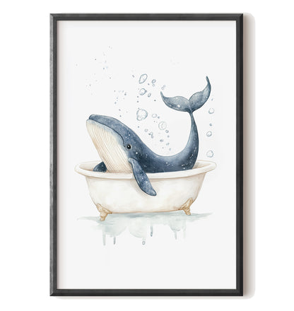 Whale Tub Bubble Splash