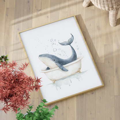 Whale Tub Bubble Splash