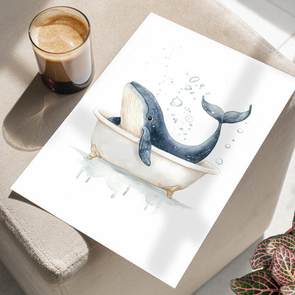 Whale Tub Bubble Splash