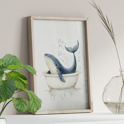 Whale Tub Bubble Splash