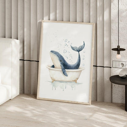 Whale Tub Bubble Splash