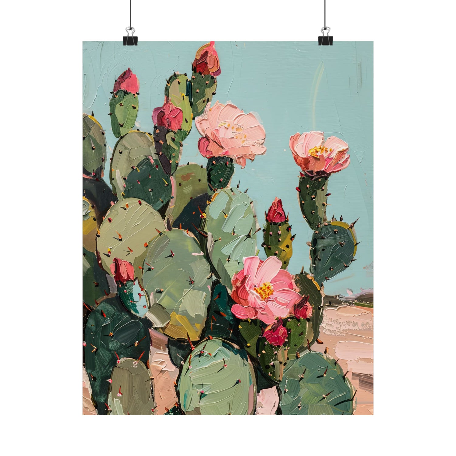 Arizona Blooming Cactus Color