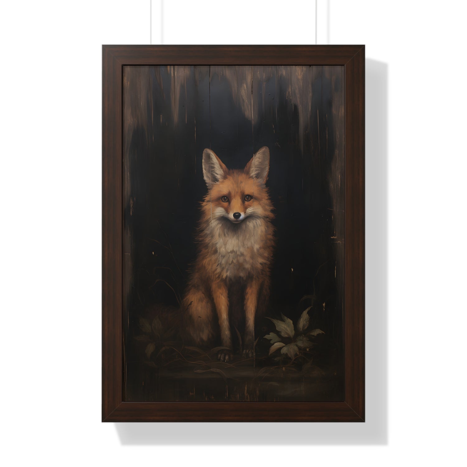 Framed Paper Print - Mystical Fox Gaze