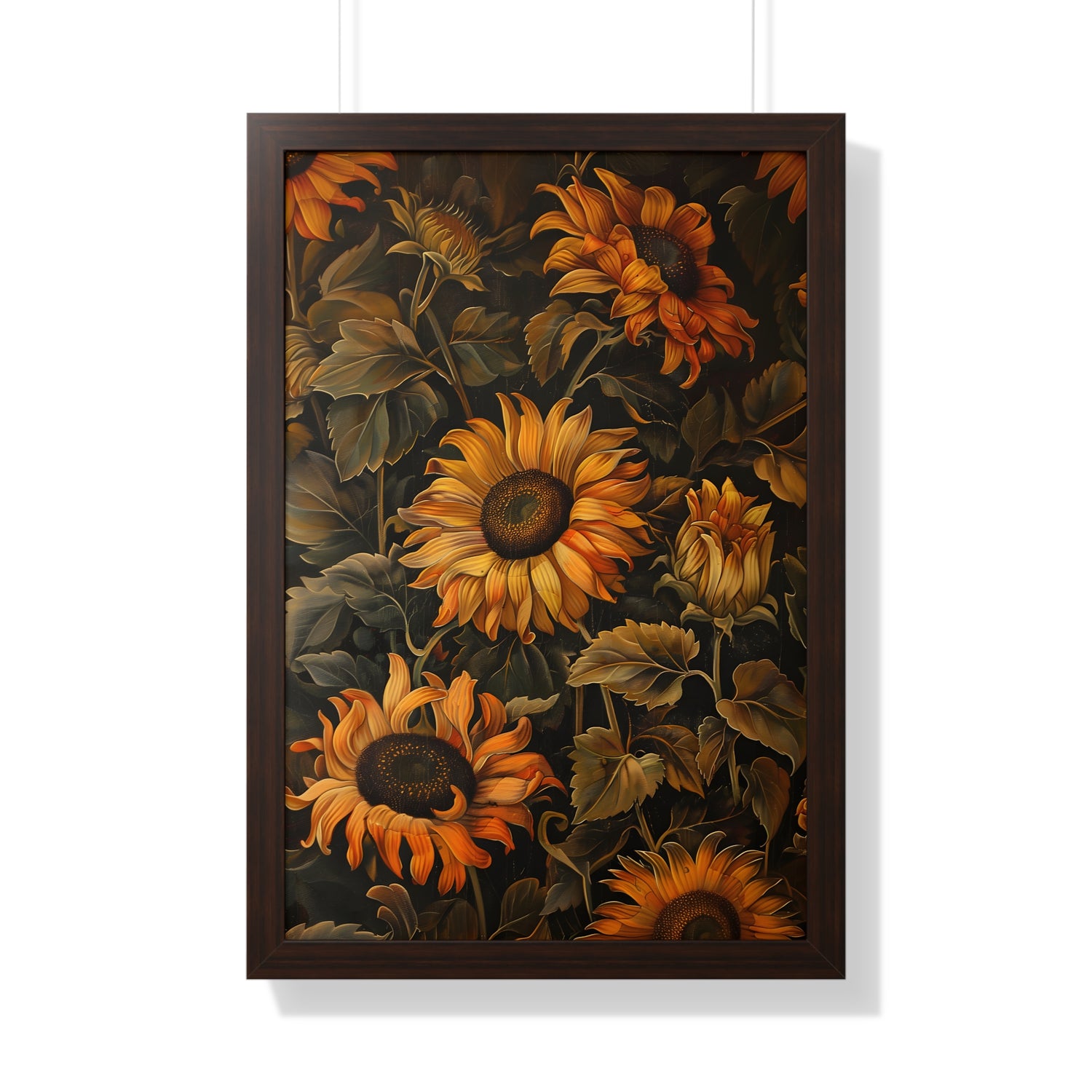 Framed Paper Print - Sunflower Glow