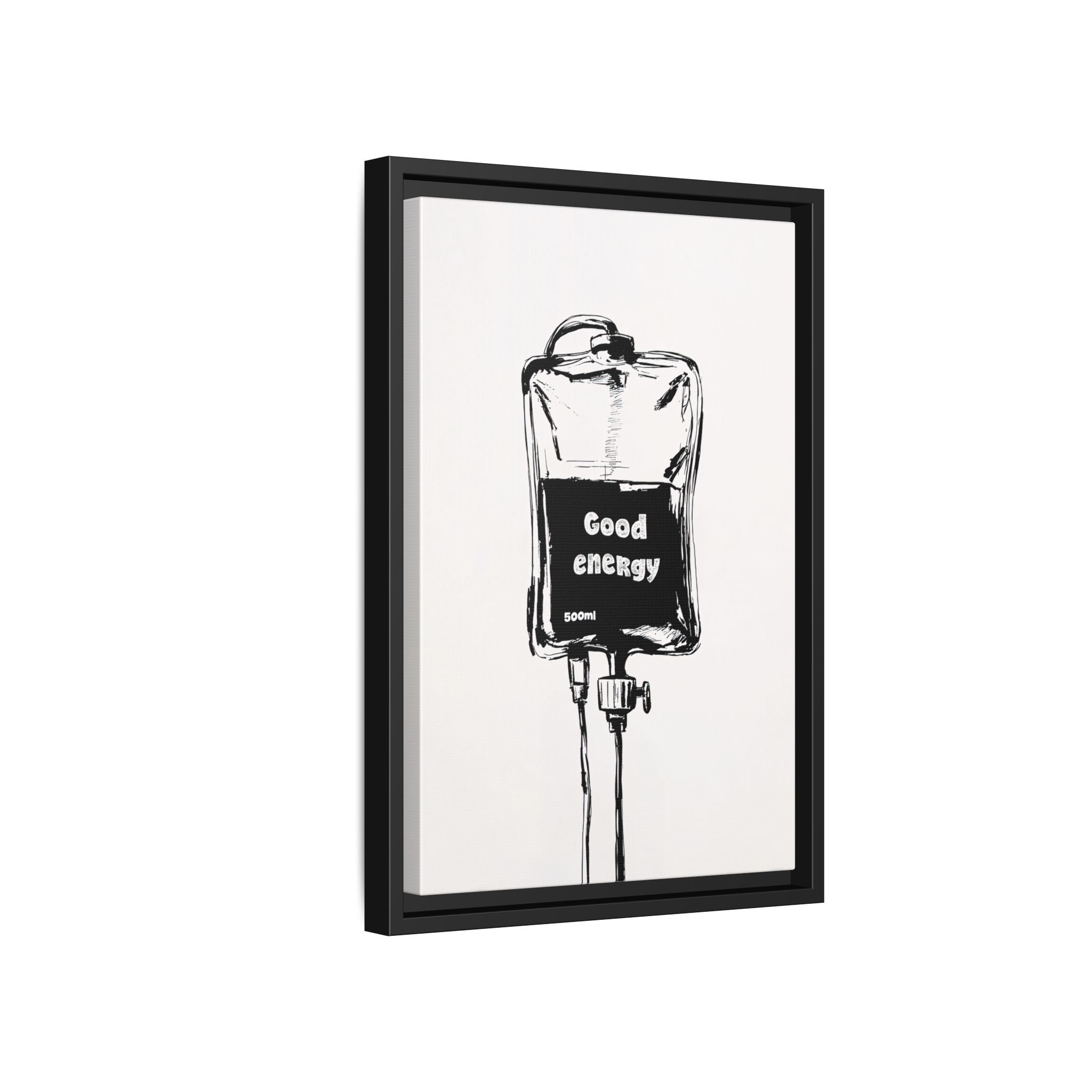 Framed Canvas - Good Energy IV Bag