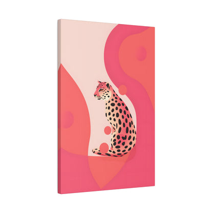 .75&quot; Matte Canvas - Cheetah&