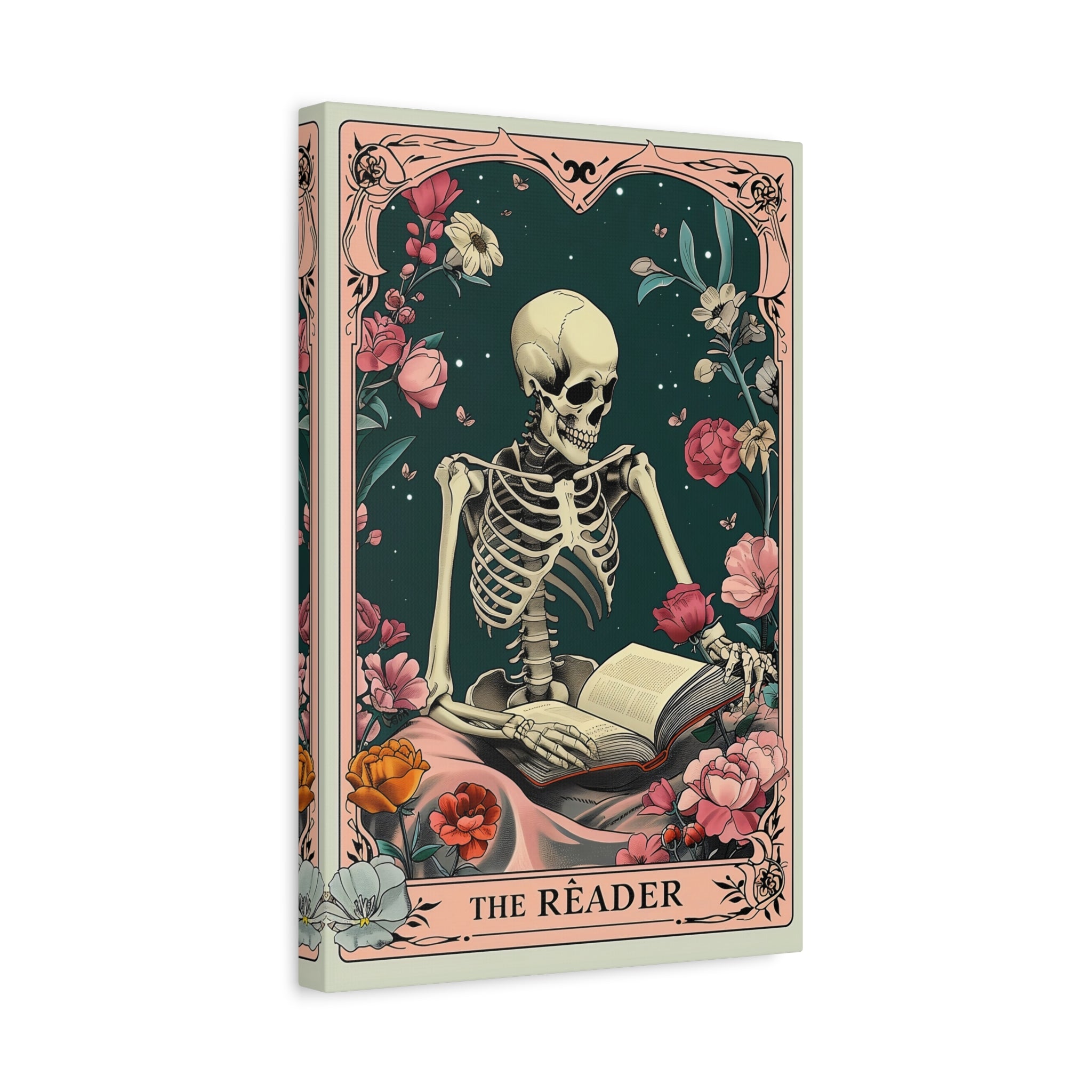 1.25" Matte Canvas - The Eternal Reader