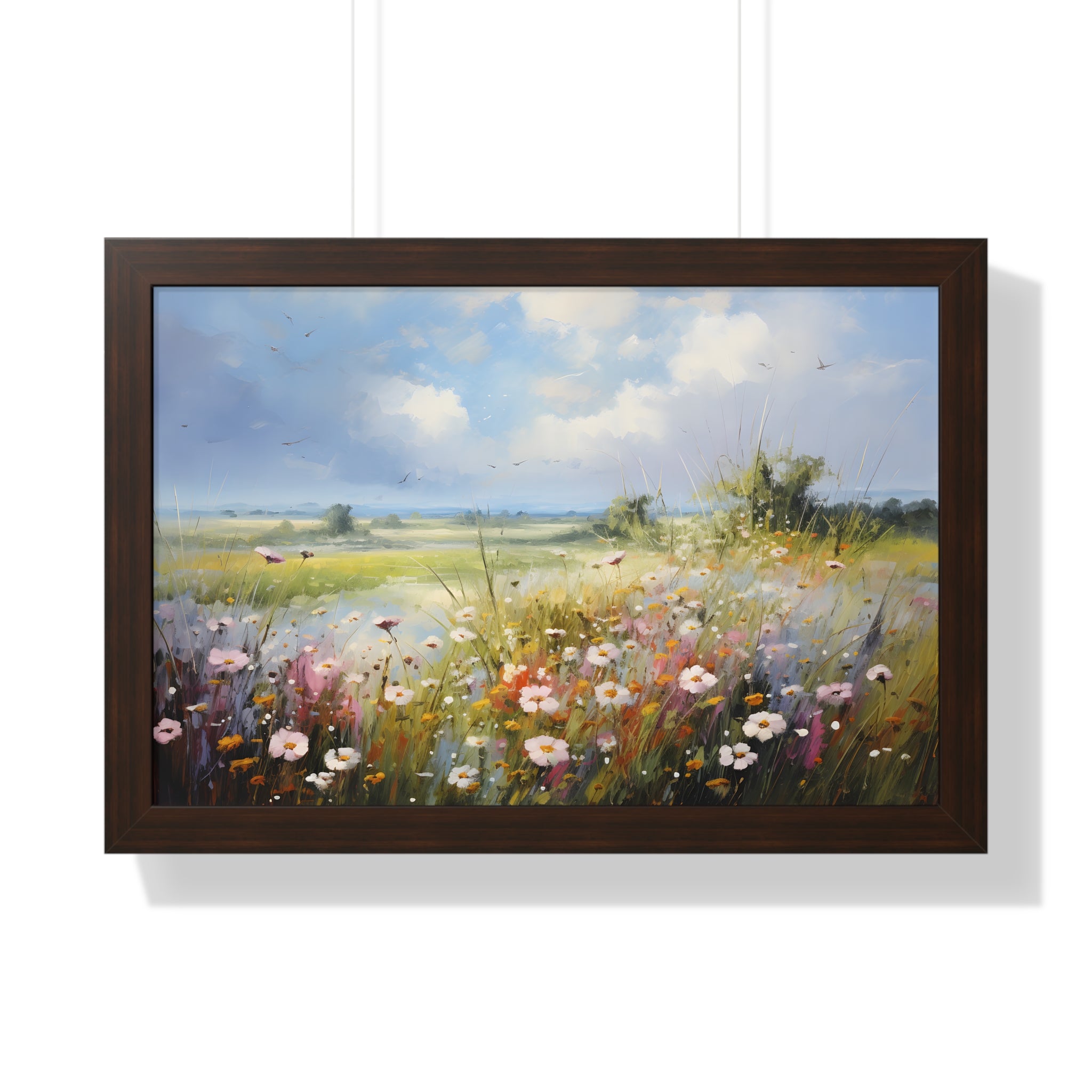 Framed Paper Print - Wildflower Whispers