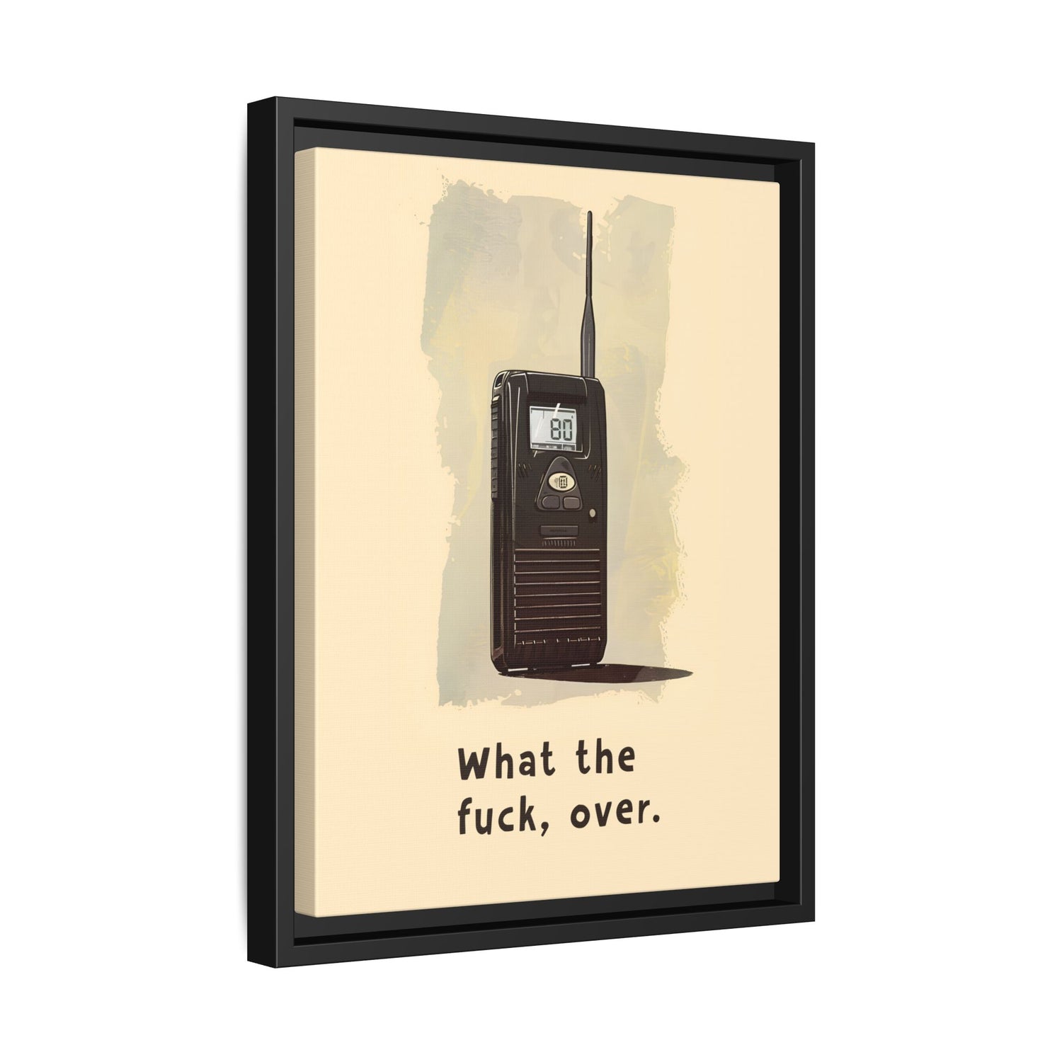 Framed Canvas - Walkie Talkie WTF Moment