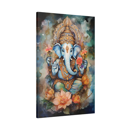 .75&quot; Matte Canvas - Ganesha&