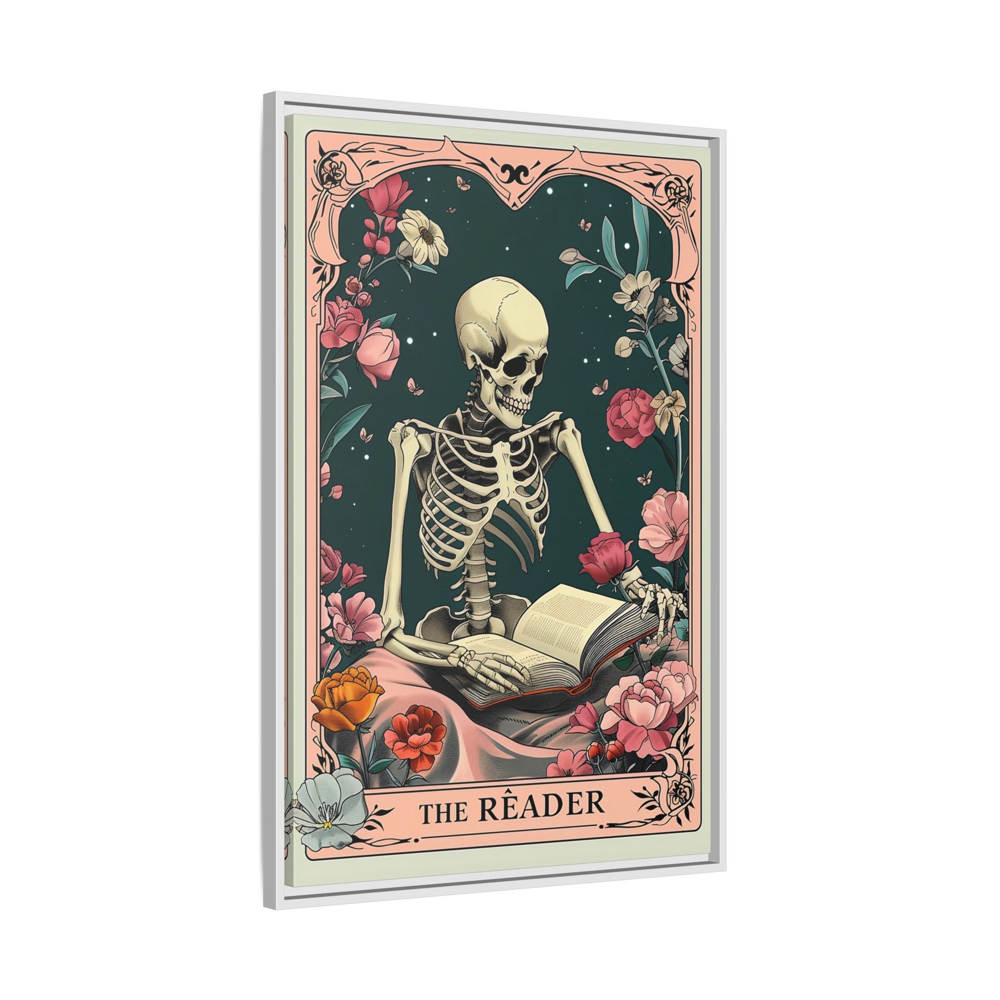 Framed Canvas - The Eternal Reader