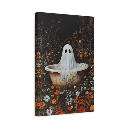 1.25" Matte Canvas - Wildflower Bathtub Ghost
