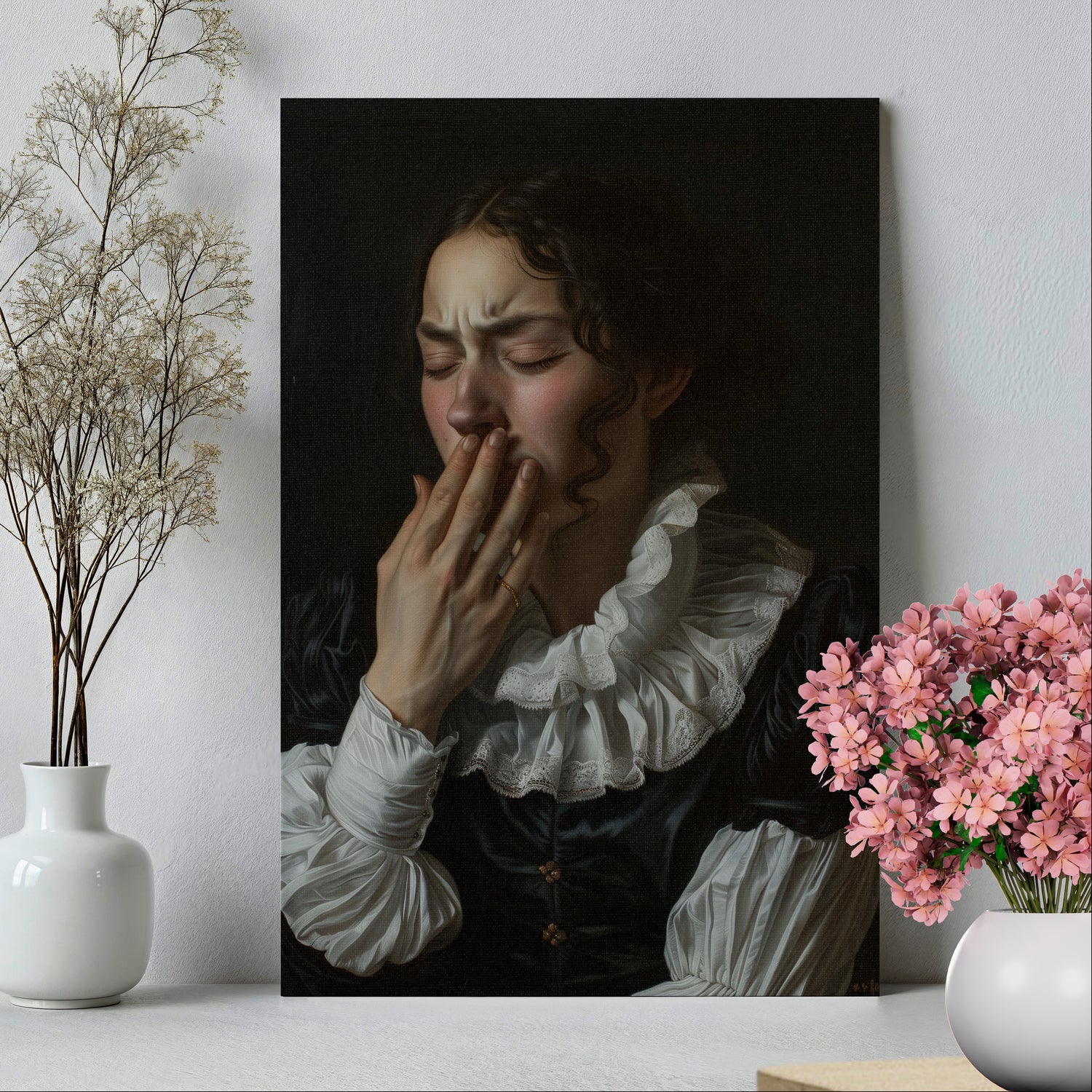 1.25" Matte Canvas - Oh No, It Hit Me