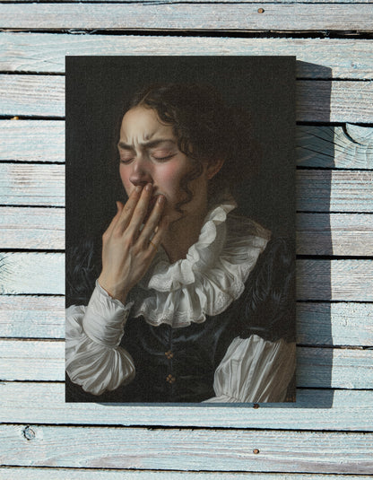 1.25" Matte Canvas - Oh No, It Hit Me