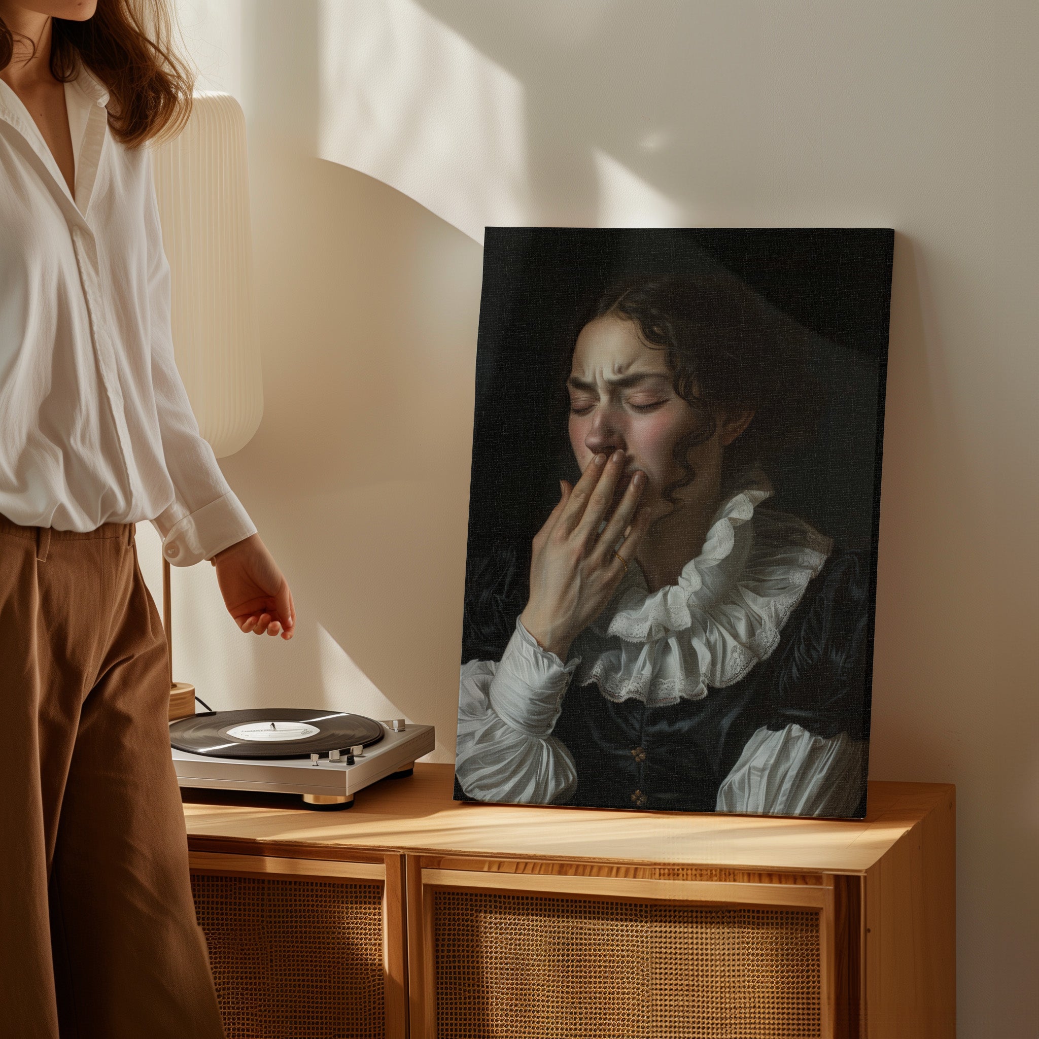 1.25" Matte Canvas - Oh No, It Hit Me