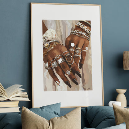 Layered Luxe Jewelry Hands