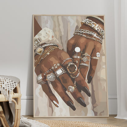 Layered Luxe Jewelry Hands