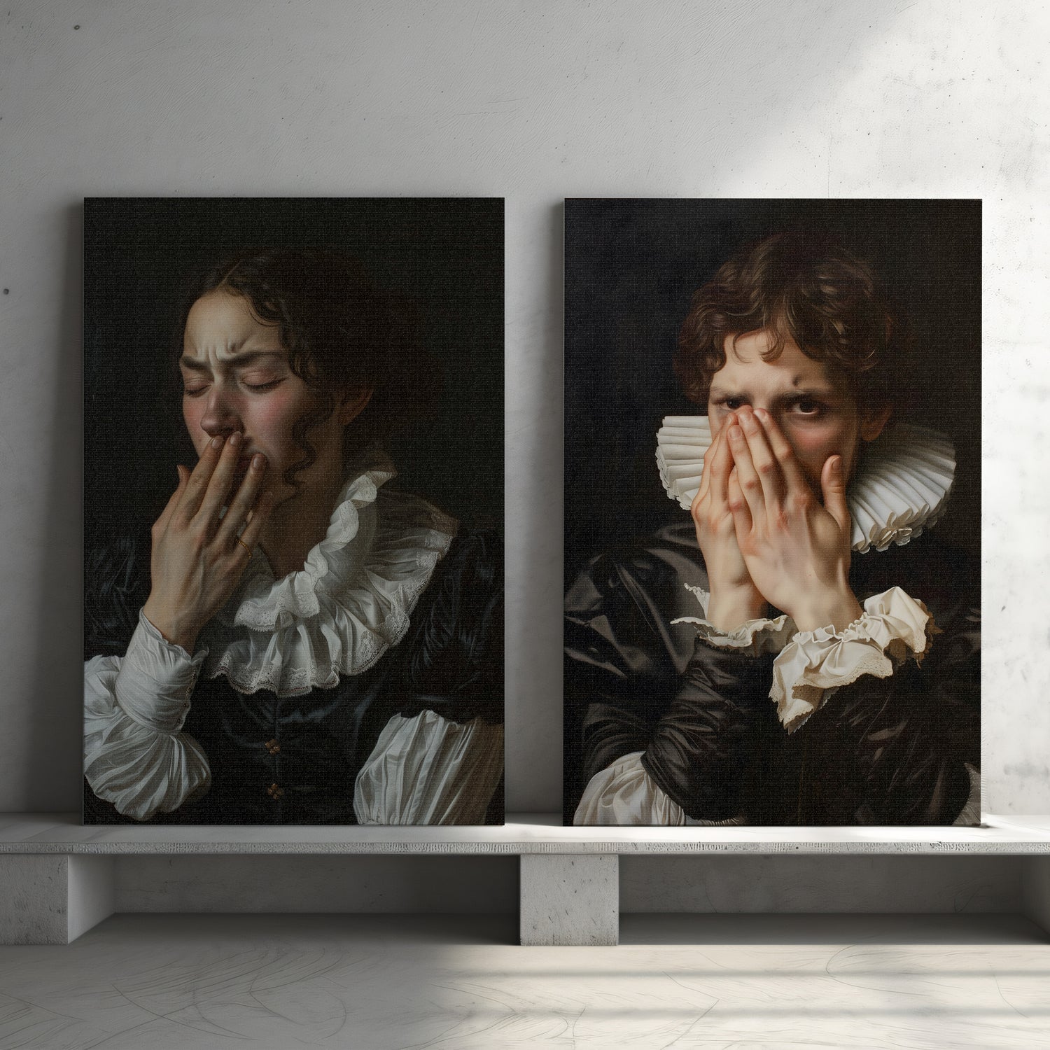 1.25" Matte Canvas - Oh No, It Hit Me