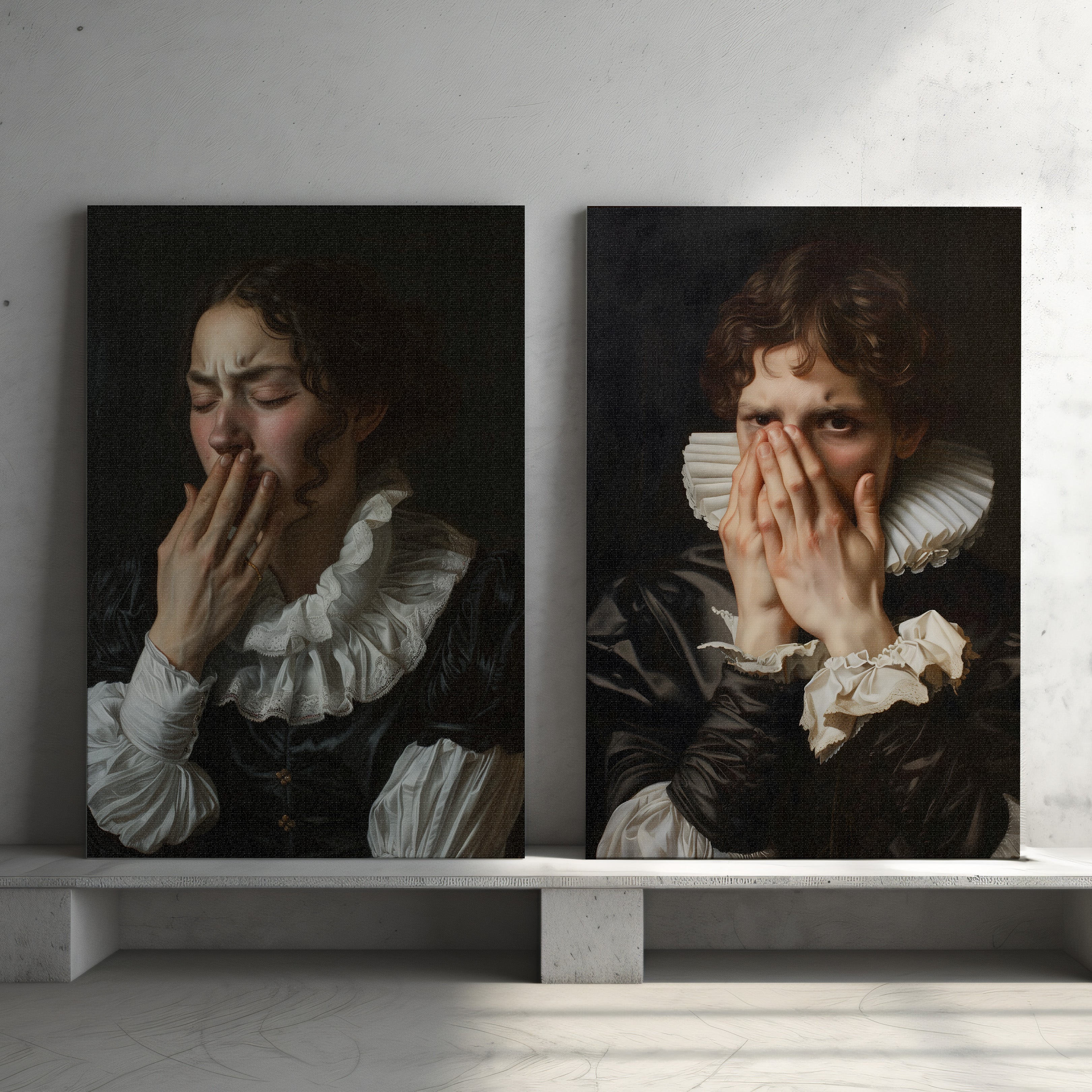 1.25" Matte Canvas - Oh No, It Hit Me