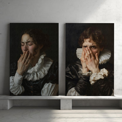1.25" Matte Canvas - Oh No, It Hit Me