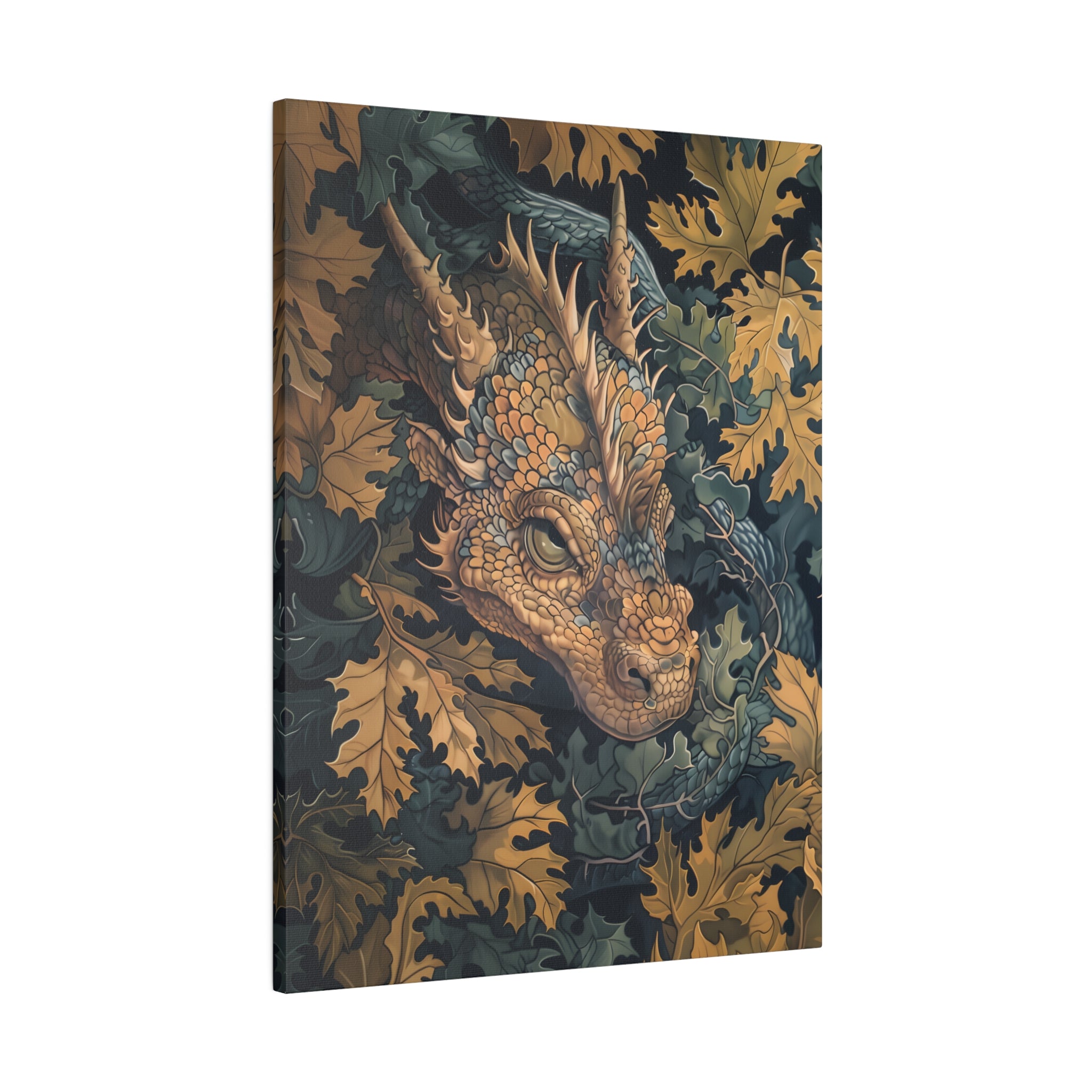 .75&quot; Matte Canvas - Enchanted Forest Dragon