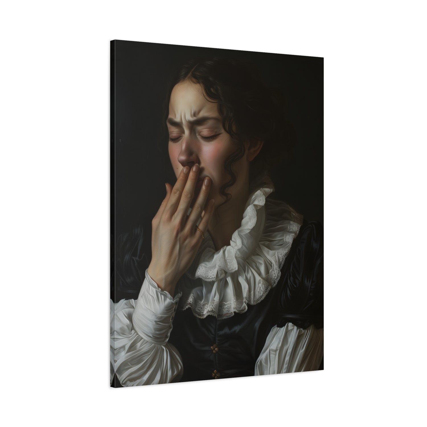1.25" Matte Canvas - Oh No, It Hit Me