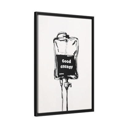 Framed Canvas - Good Energy IV Bag