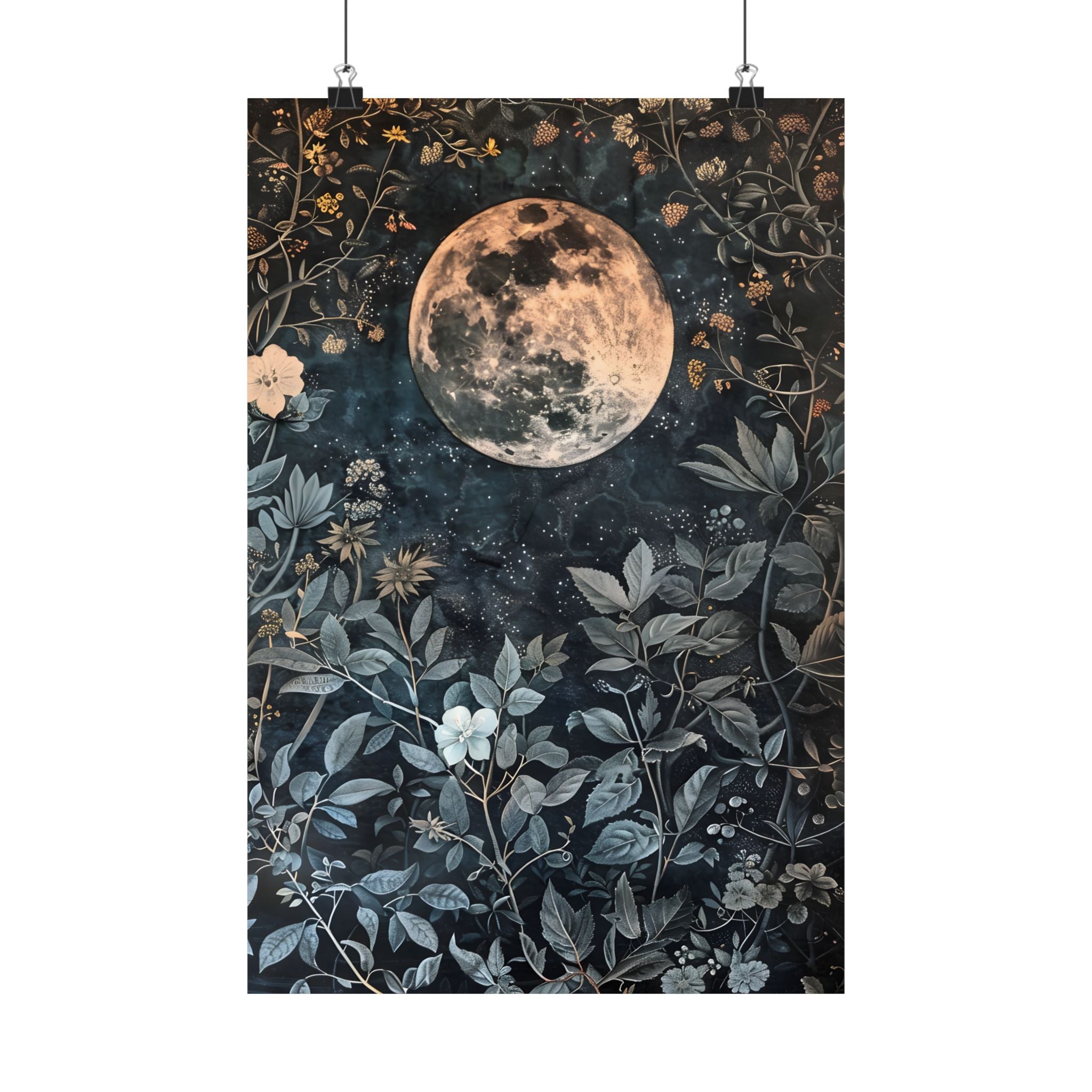 Midnight Moonlit Garden