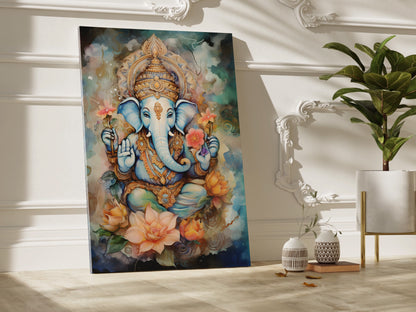 .75&quot; Matte Canvas - Ganesha&