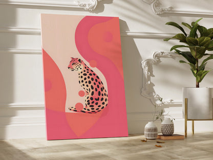 .75&quot; Matte Canvas - Cheetah&