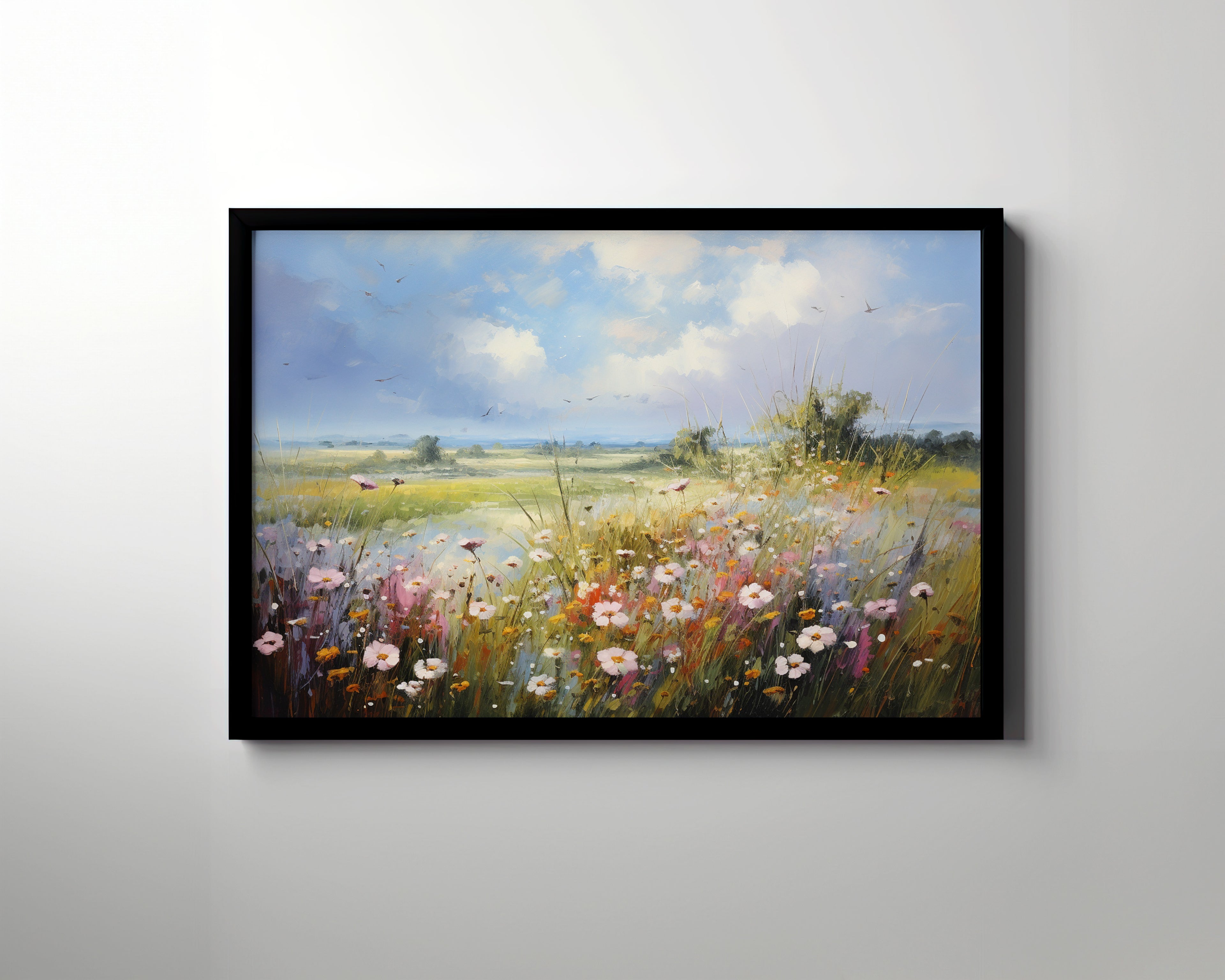 Framed Paper Print - Wildflower Whispers