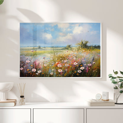 Framed Paper Print - Wildflower Whispers