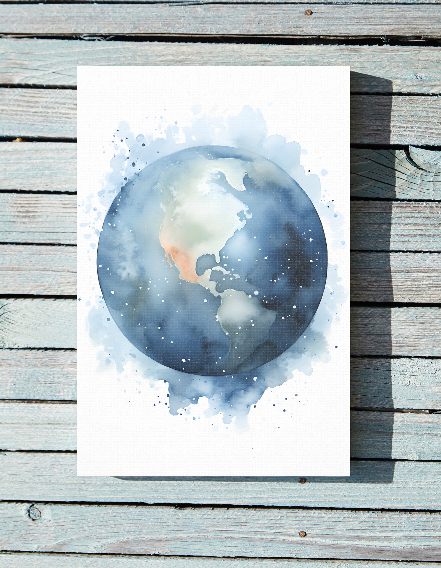 .75&quot; Matte Canvas - Celestial Splash Globe