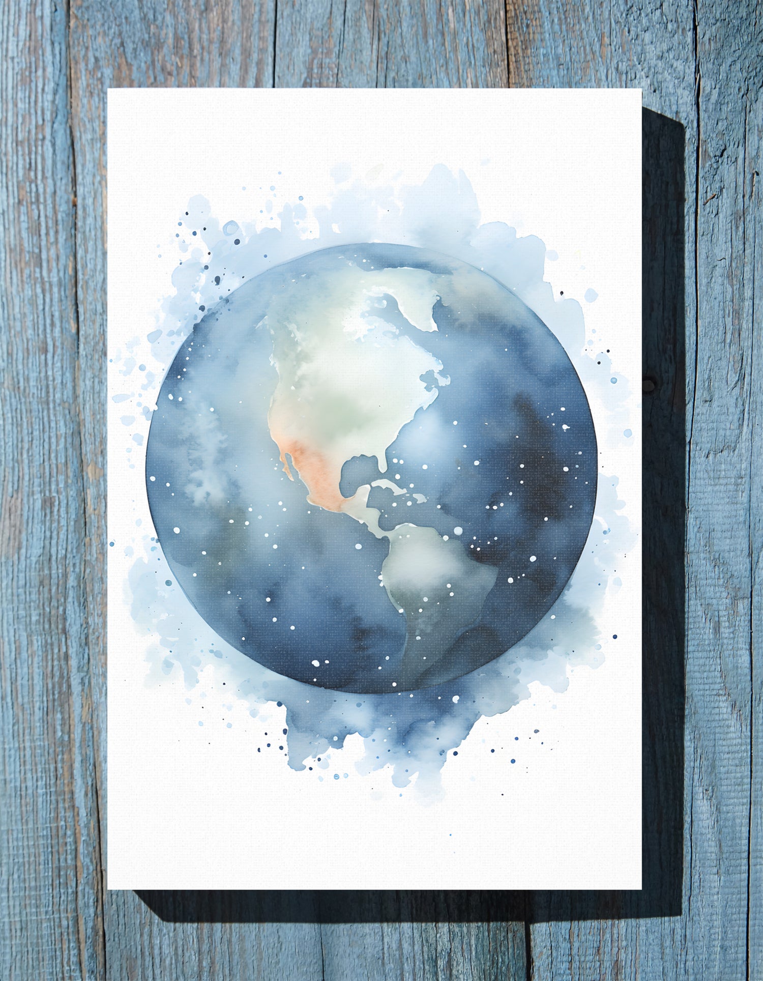 .75&quot; Matte Canvas - Celestial Splash Globe