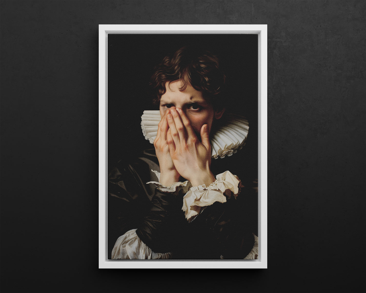 Framed Canvas - The Foul Flush Reaction
