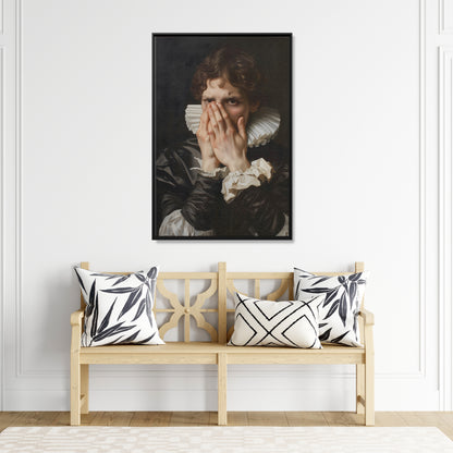 Framed Canvas - The Foul Flush Reaction