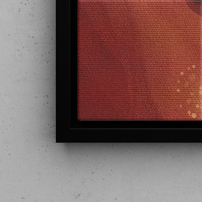 Framed Canvas - Gold Grills Glam Closeup