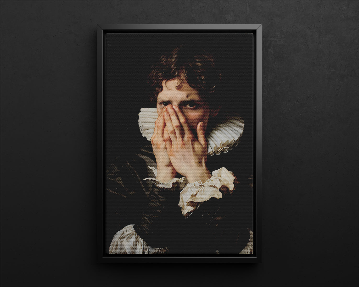 Framed Canvas - The Foul Flush Reaction