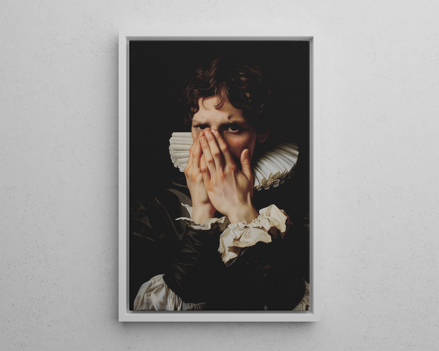 Framed Canvas - The Foul Flush Reaction