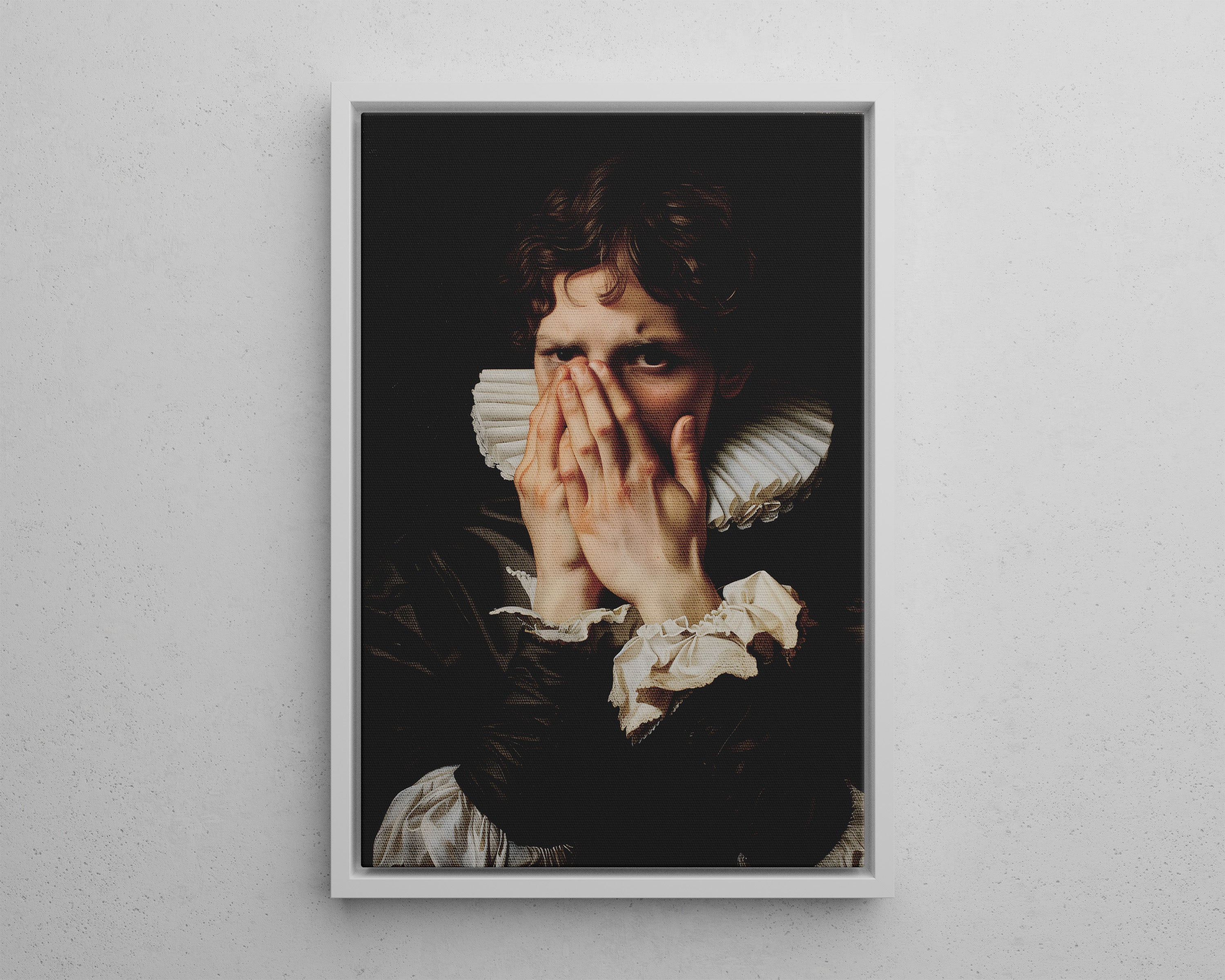 Framed Canvas - The Foul Flush Reaction