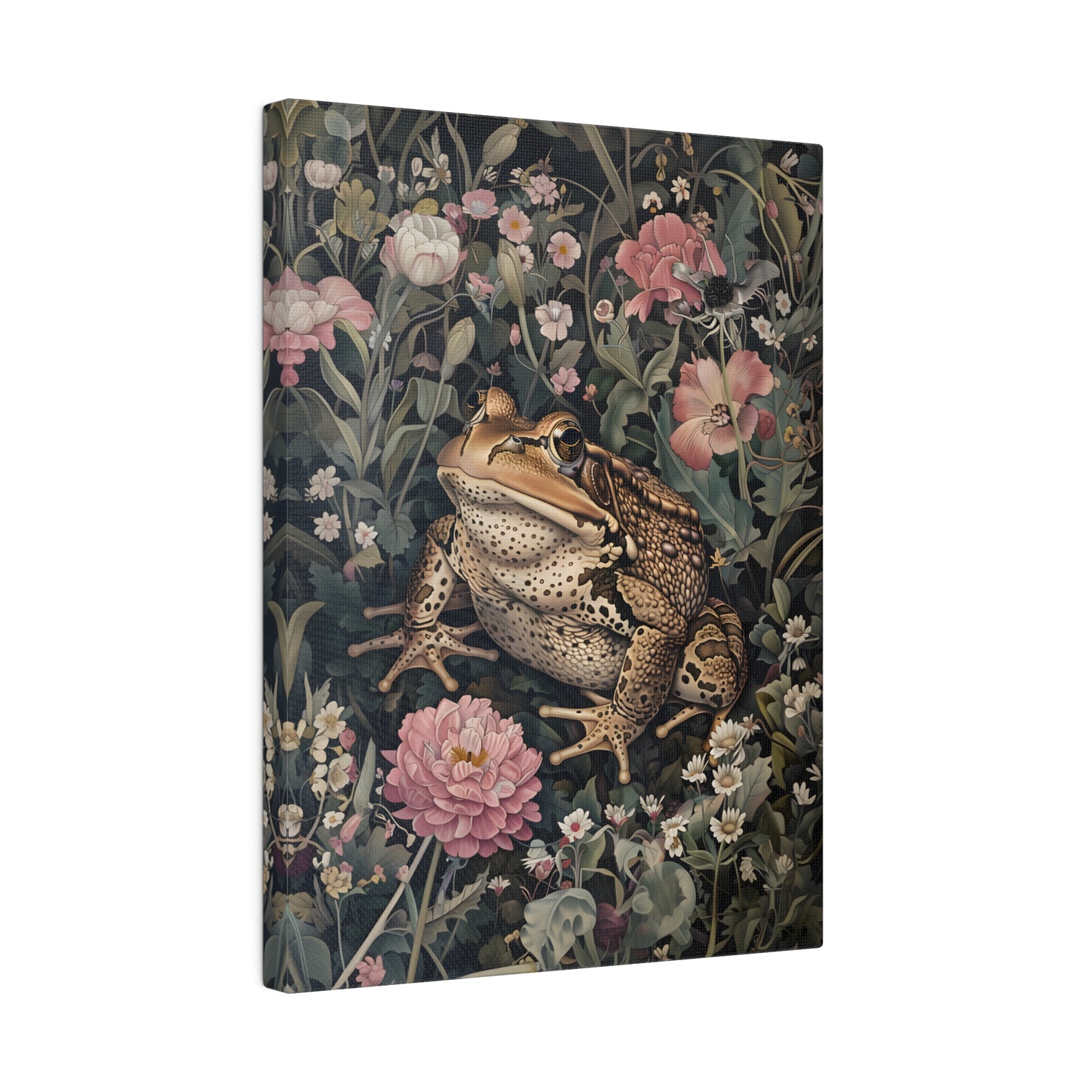 .75&quot; Matte Canvas - Enchanted Frog&