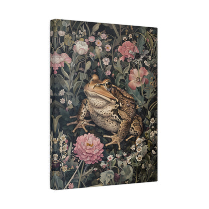 .75&quot; Matte Canvas - Enchanted Frog&