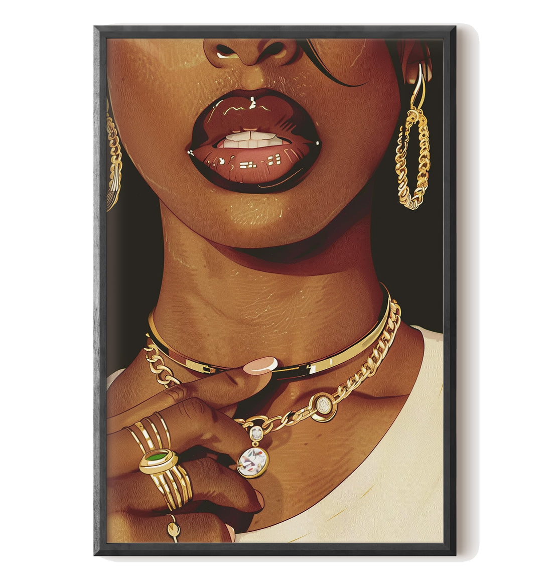 Golden Luxe Confidence Portrait