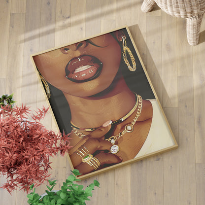 Golden Luxe Confidence Portrait