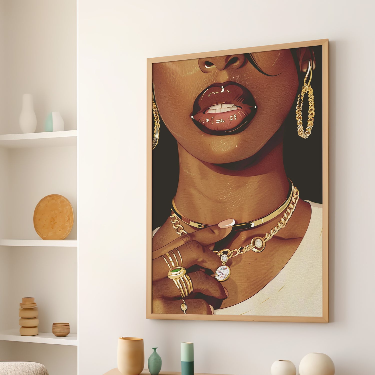 Golden Luxe Confidence Portrait