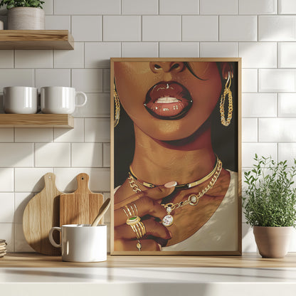Golden Luxe Confidence Portrait