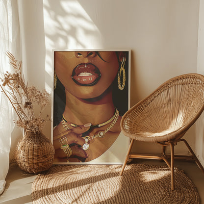 Golden Luxe Confidence Portrait
