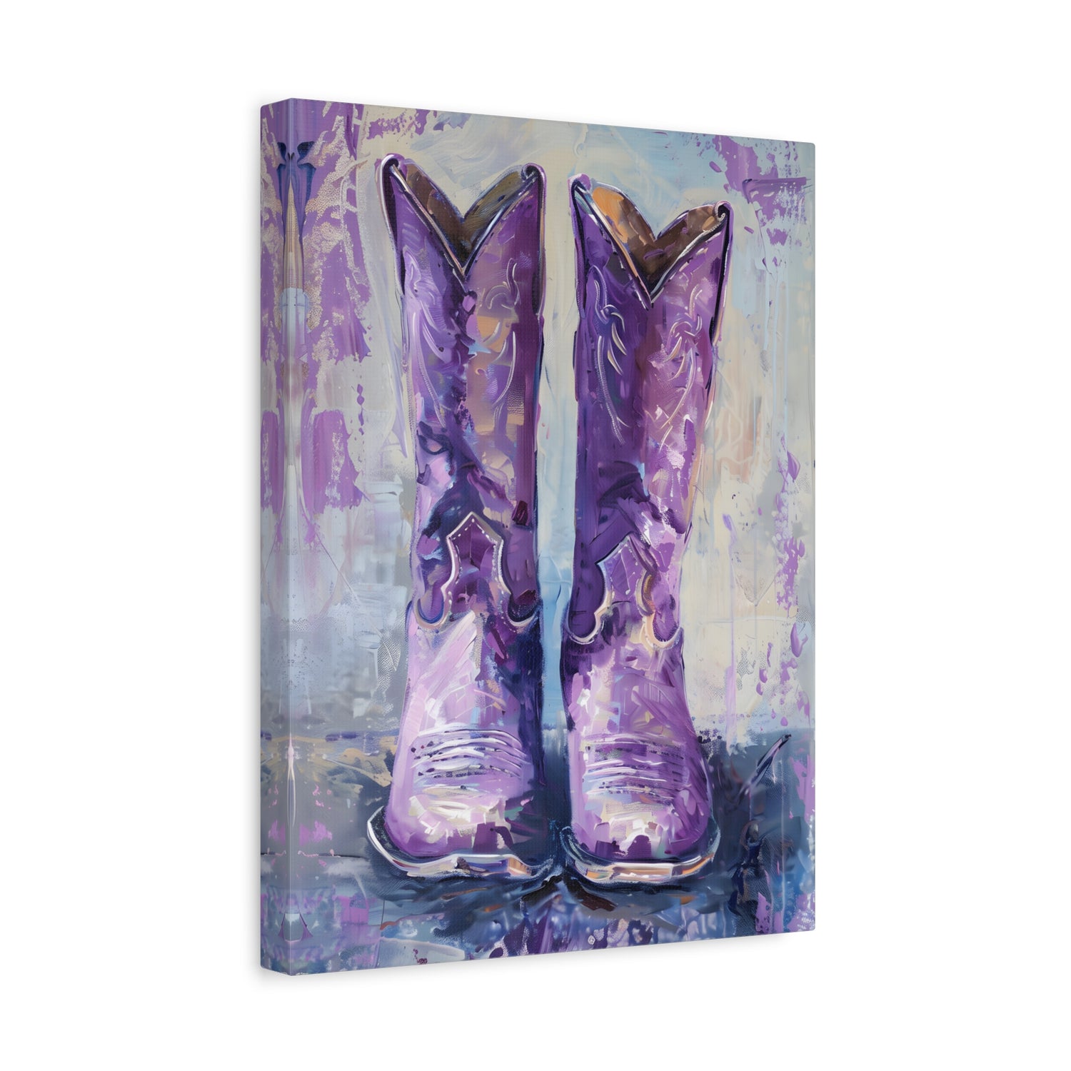 1.25" Matte Canvas - Violet Cowgirl Spirit